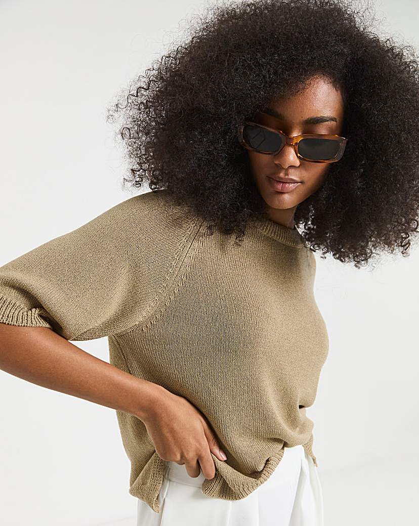 Half Sleeve Knitted Jumper