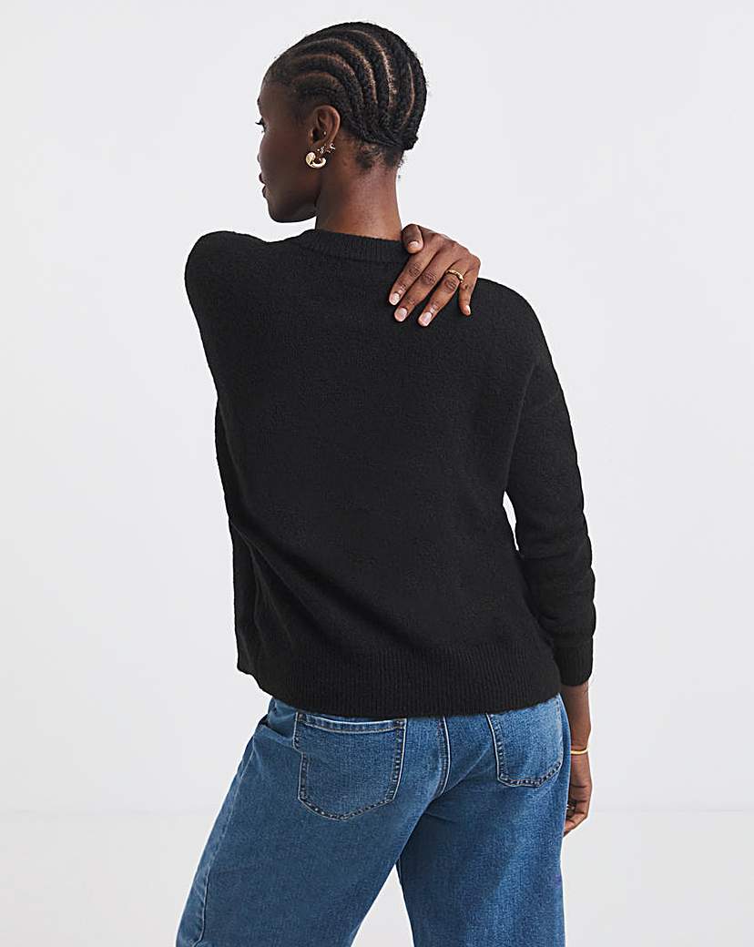 Crew Neck Cardigan