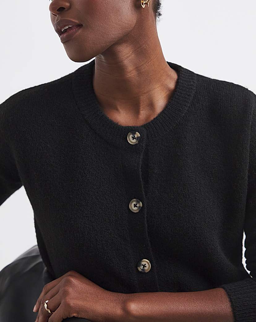 Crew Neck Cardigan