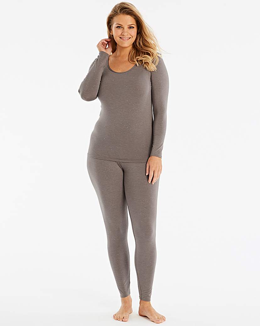 Image of Thermal Grey Sparkle Leggings