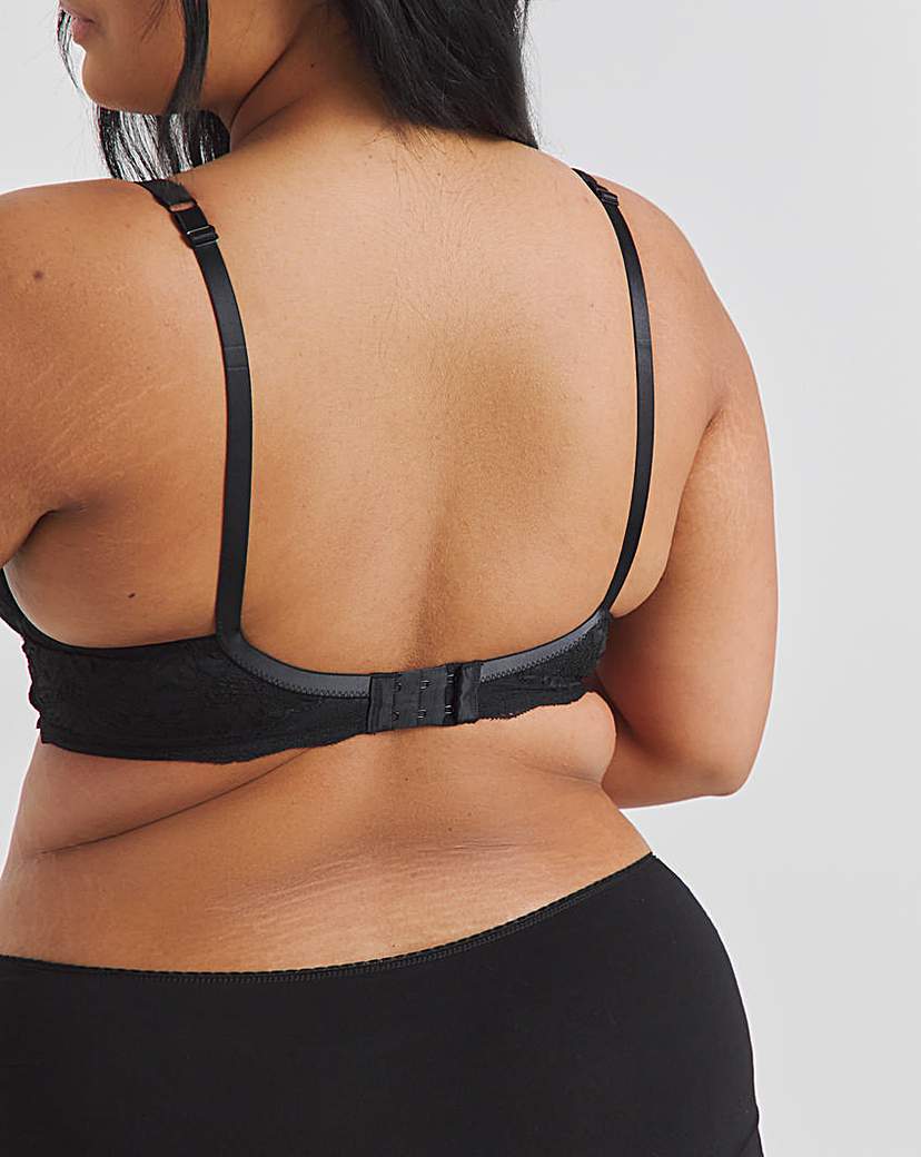 2PK Katie Black/White Lace Full Cup Bras