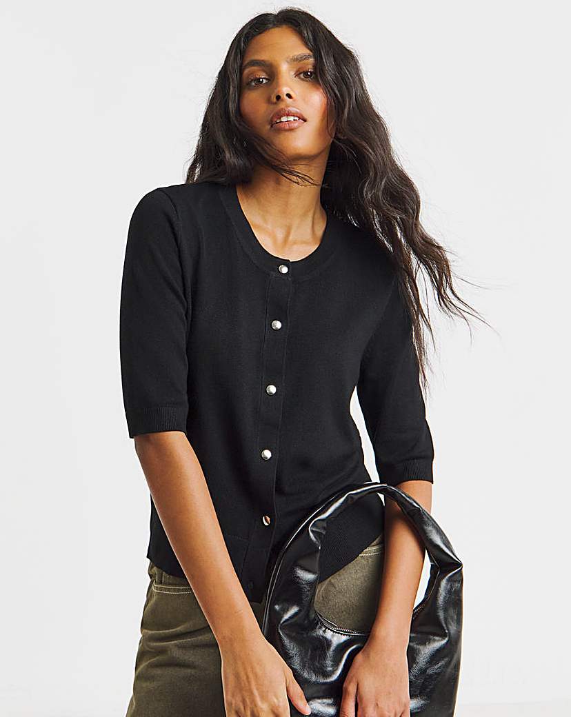 New In - Soft Touch Half Sleeve Cardigan