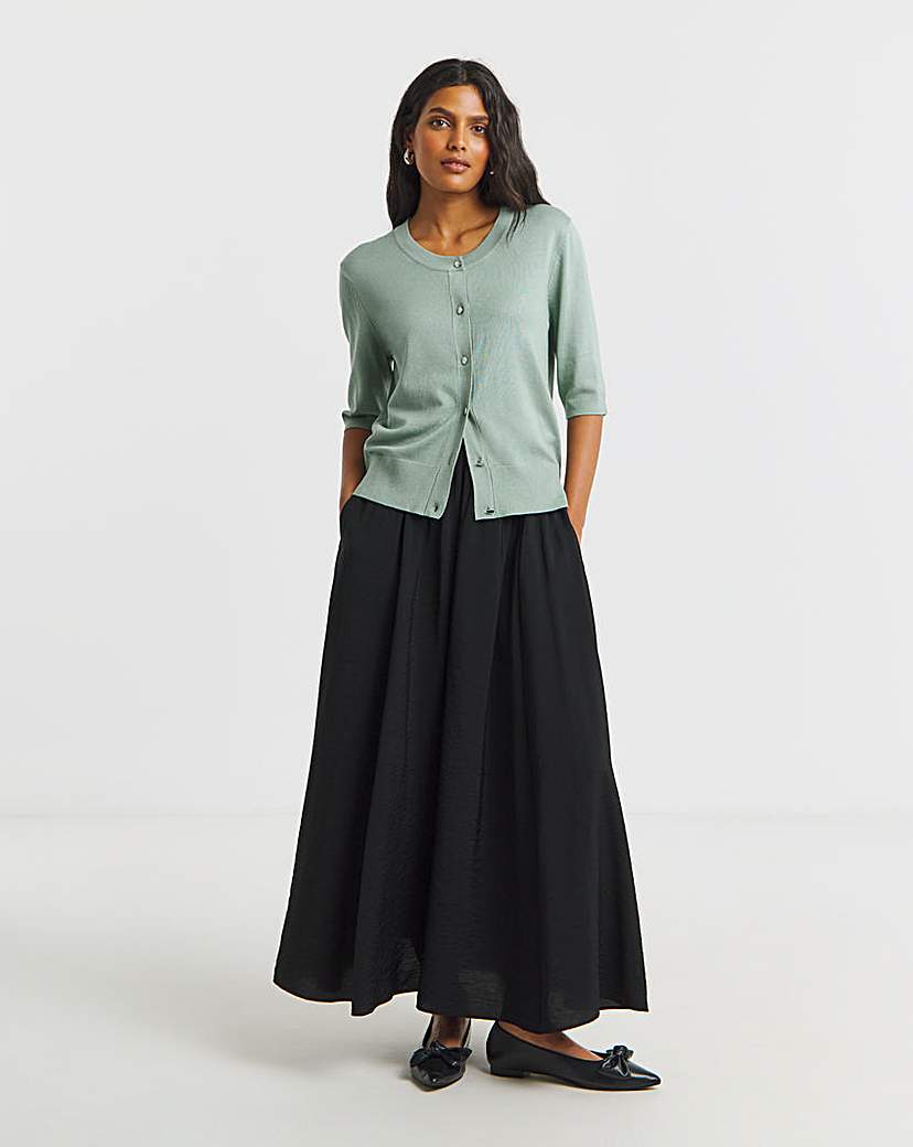 Soft Touch Half Sleeve Cardigan