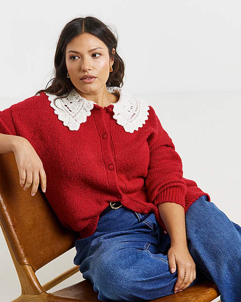New In - Collar Detail Cardigan