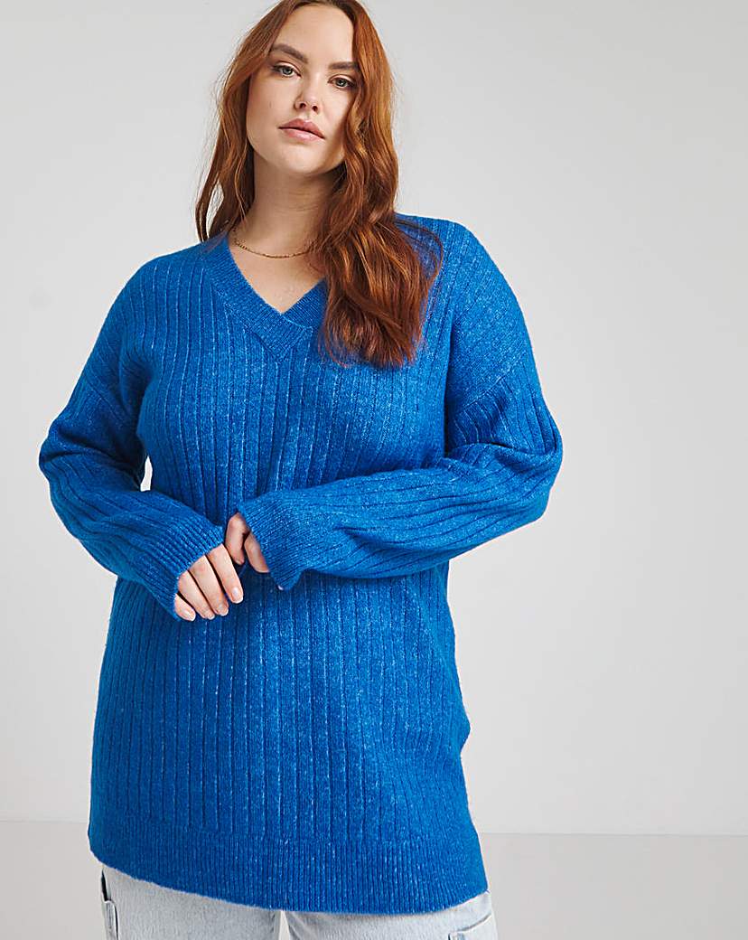 Plus size slouchy jumper hotsell