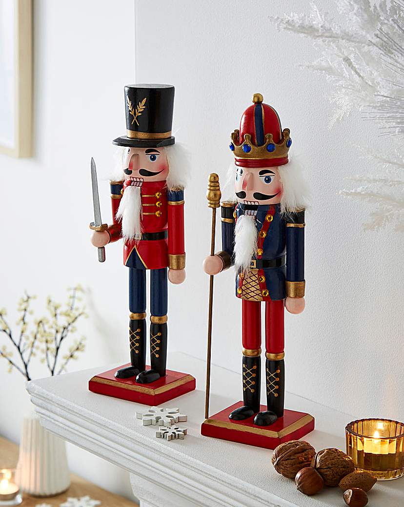 Christmas Nutcrackers - Set of 2