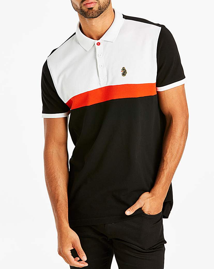 Image of Luke Sport Black Mix Fosbury Polo R