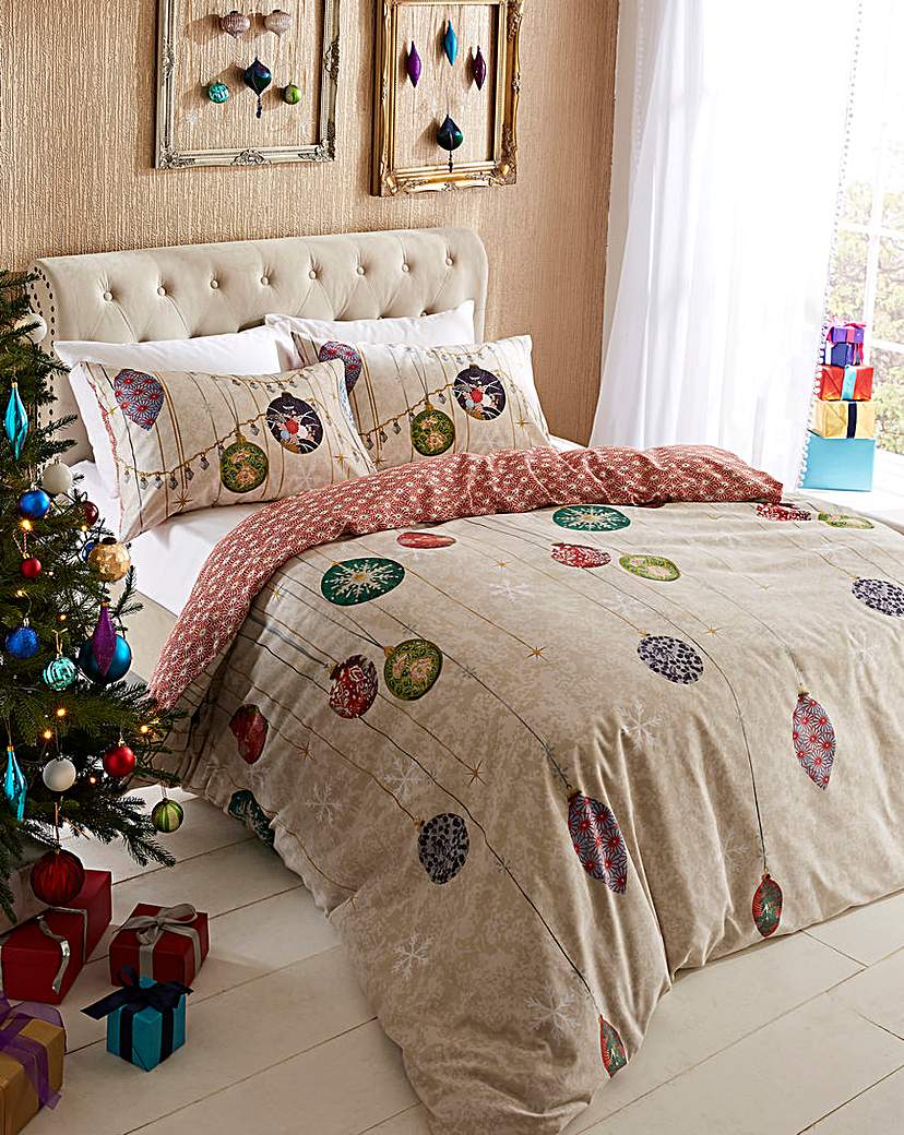 Vintage Christmas Duvet Cover Set