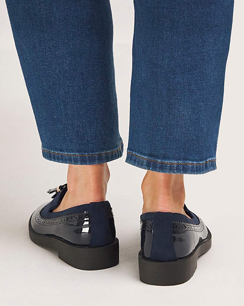 Tassle Loafer Shoes Wide Fit