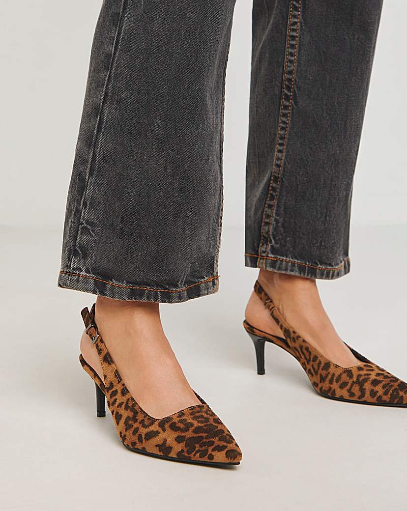 Pointy Toe Slingback ExWide