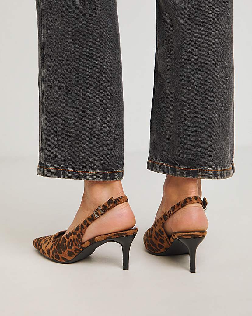 Pointy Toe Slingback ExWide