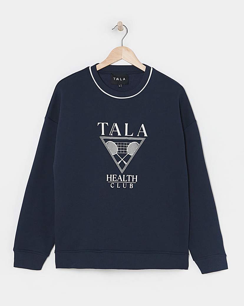 TALA Health Club Loose Hem Sweatshirt