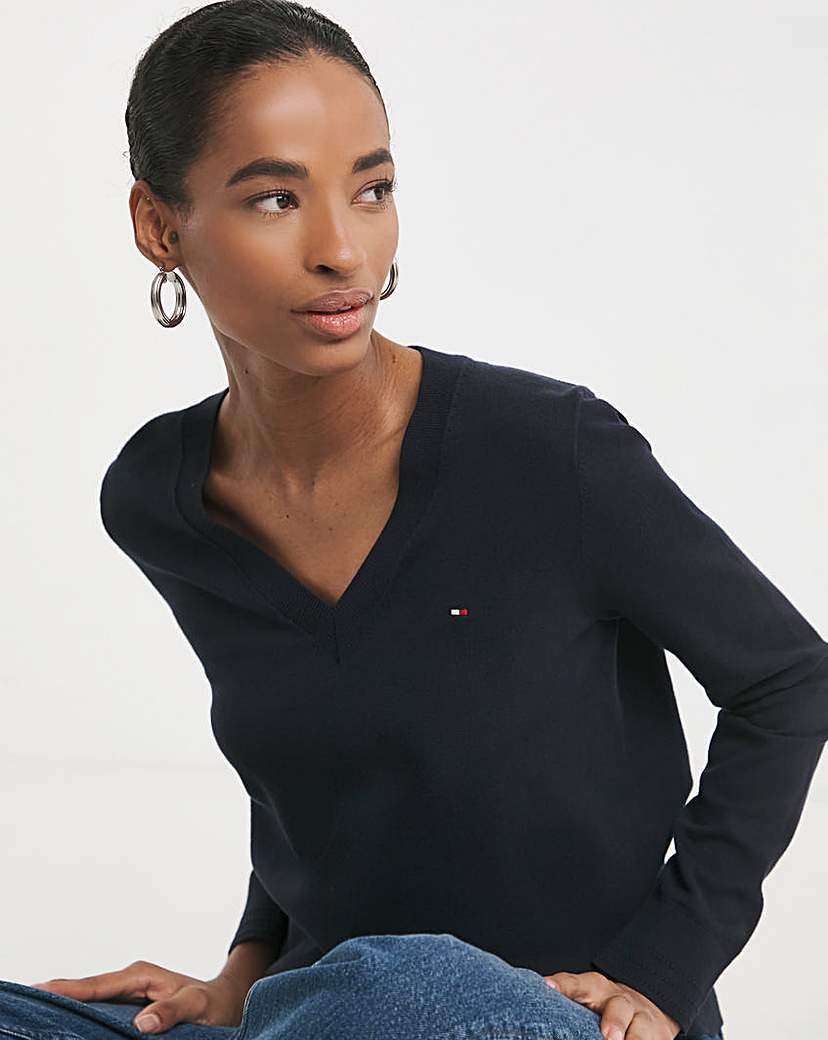 New In - Tommy Hilfiger V Neck Sweater