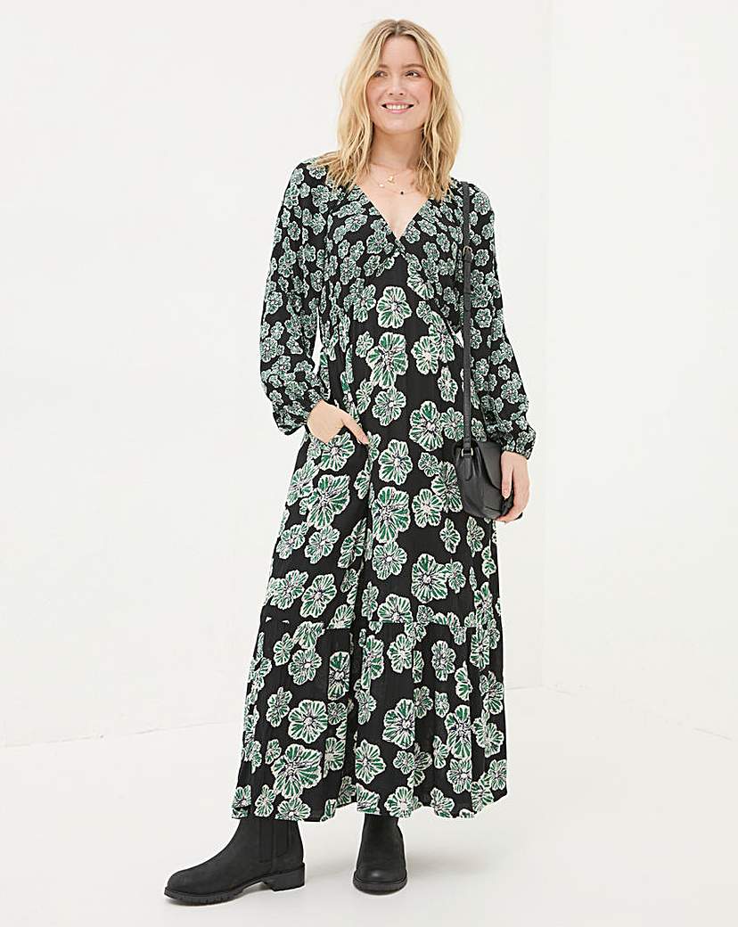 FatFace Noelle Spaced Floral Midi Dress