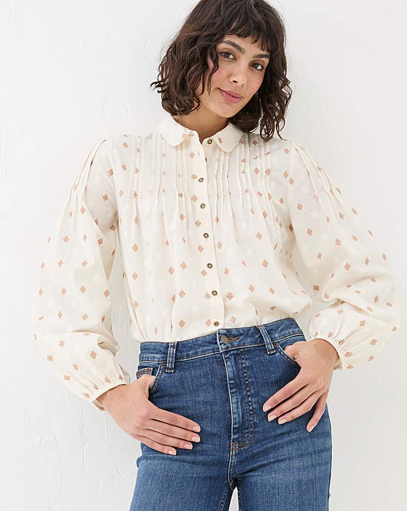 FatFace Elsie Dobby Blouse