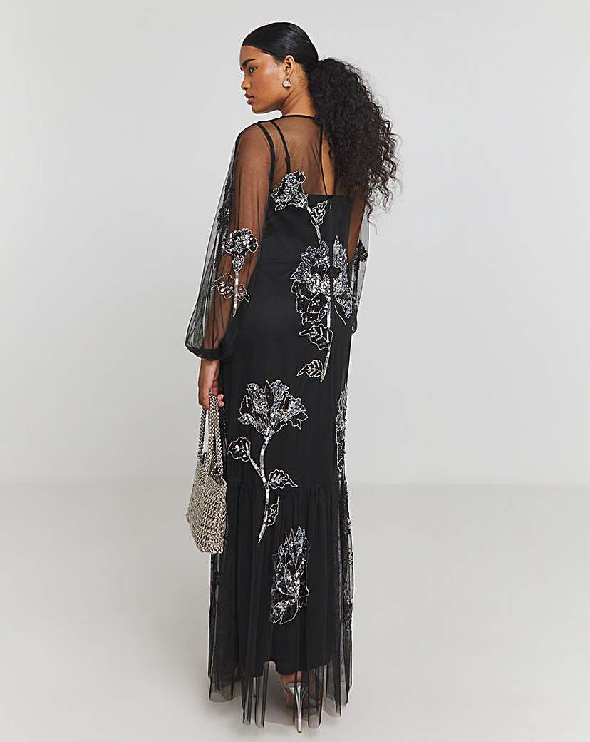 Maya Deluxe Embellished Dress