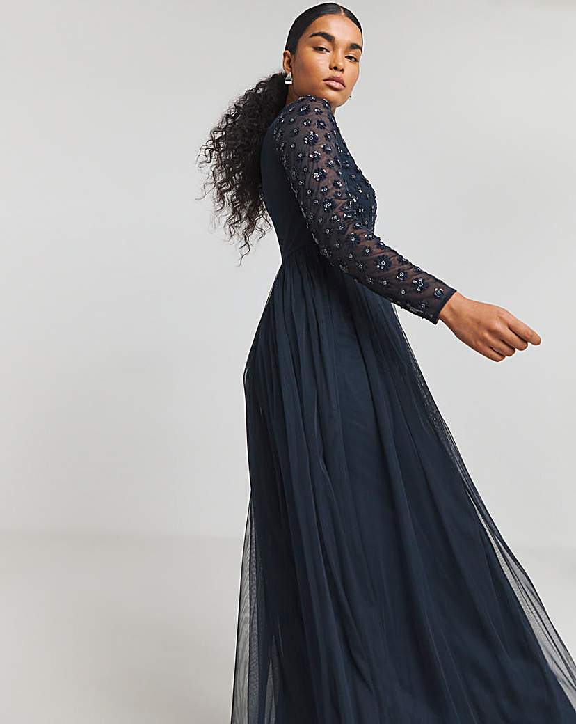 Maya Deluxe Embellished Dress