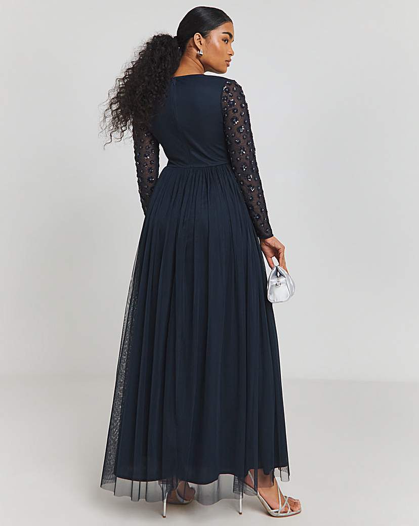 Maya Deluxe Embellished Dress