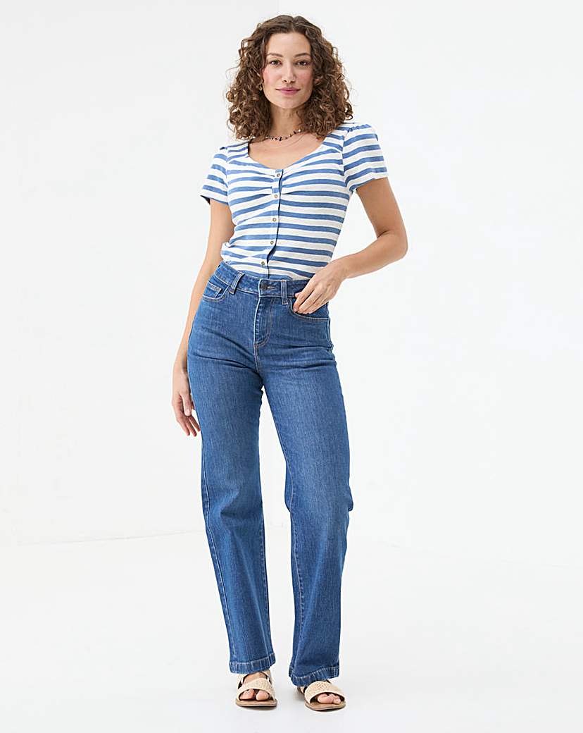 FatFace Elise Wide Leg Jeans