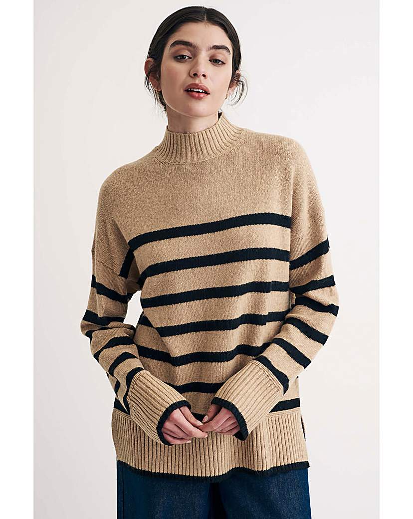 Nobody's Child Stripe Longline Jumper