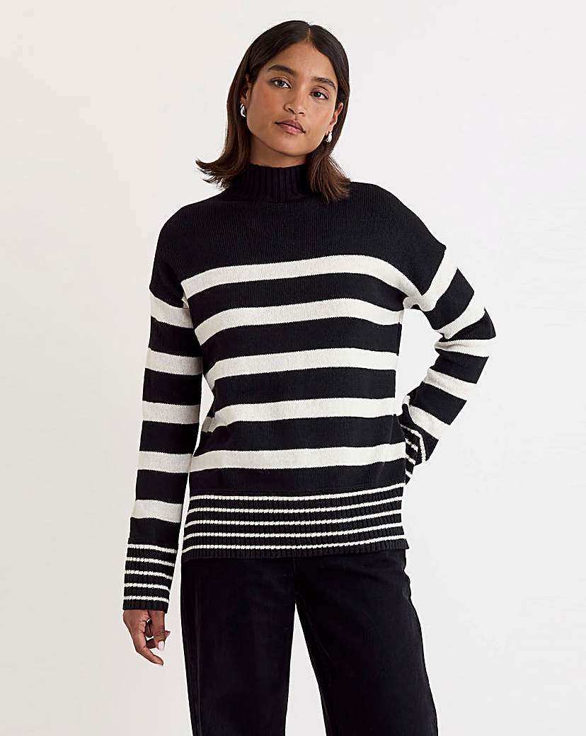 New In - Nobody's Child Stripe Longline Jumper