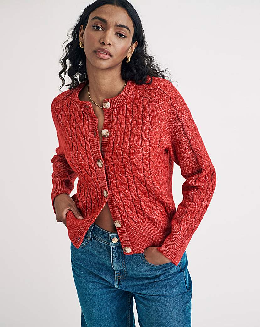 Nobody's Child Chunky Cable Cardigan