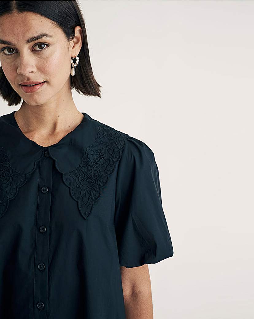 Nobody's Child Embroidered Mini Dress