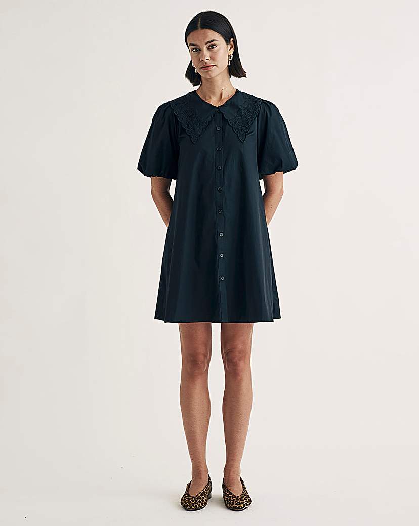 Nobody's Child Embroidered Mini Dress