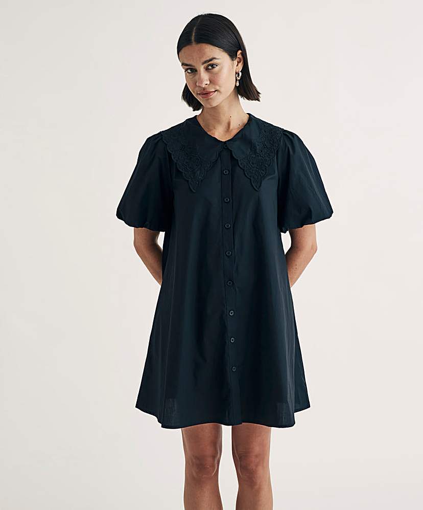 Nobody's Child Embroidered Mini Dress