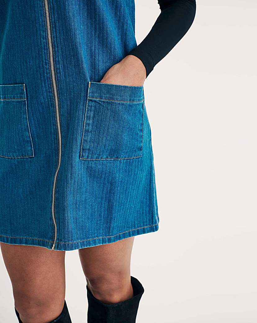Nobody's Child Denim Pinnie Dress