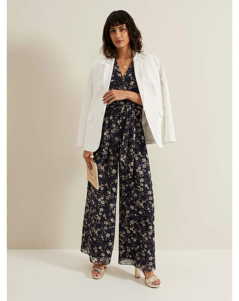 Phase Eight Helene Floral Print Jumpsuit