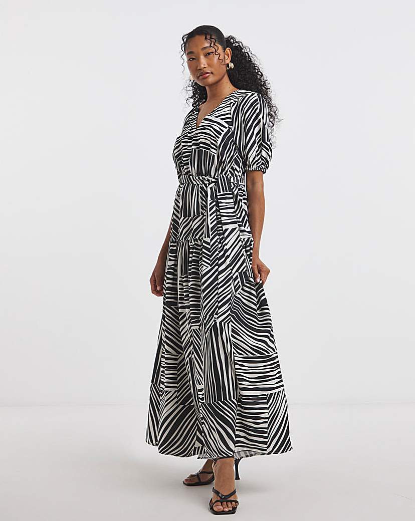 Flounce London Printed Maxi Dress