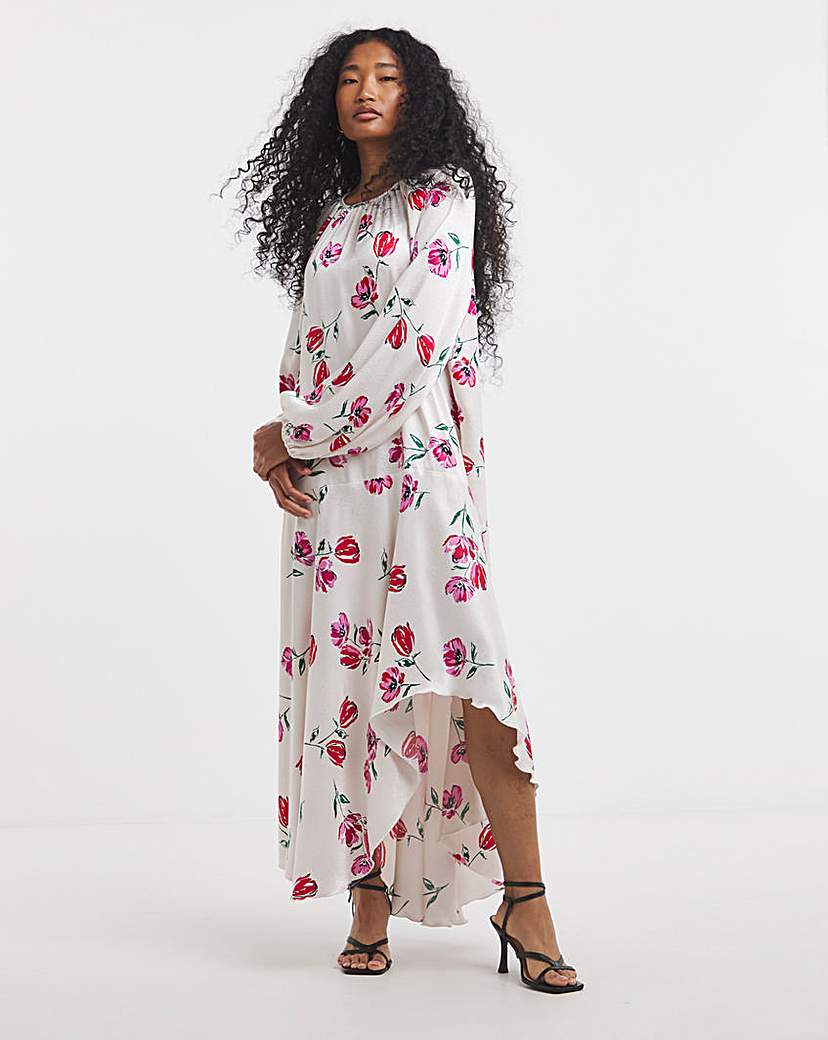 Flounce London Floral Shift Dress