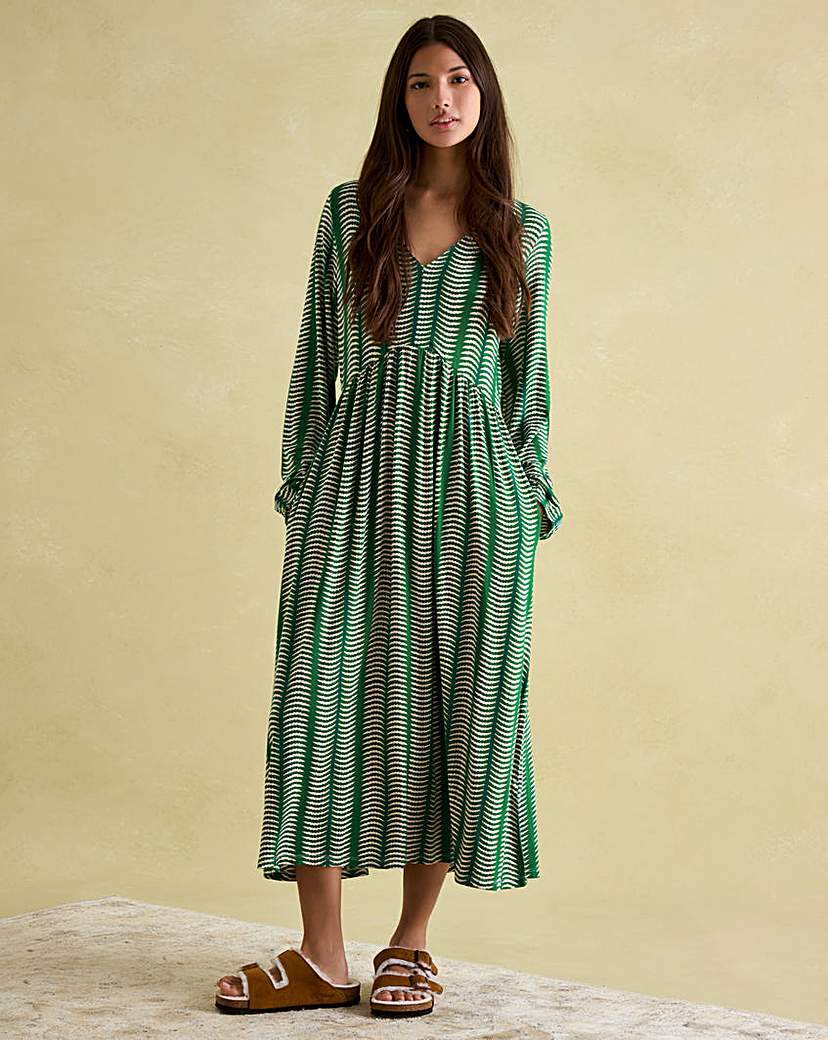 Joules Winter Green Miadaxi Dress