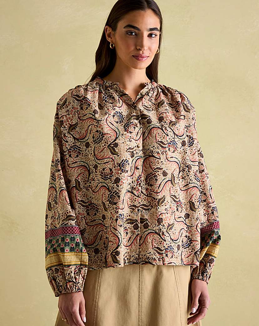 Joules Cecilia Paisley Blouse