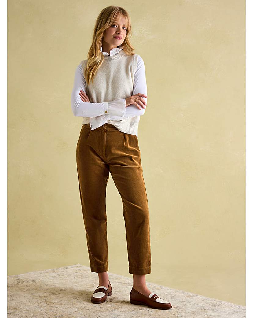 Joules Cord Tapered Leg Trousers