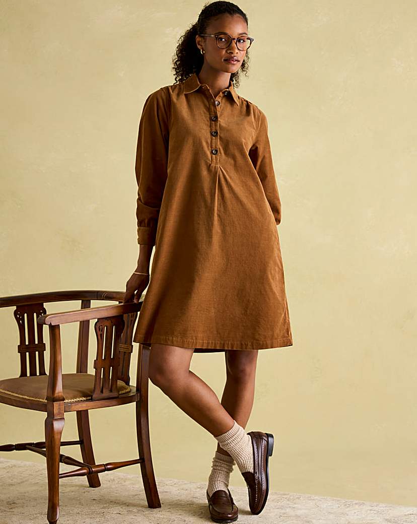 New In - Joules Maple Corduroy Mini Dress