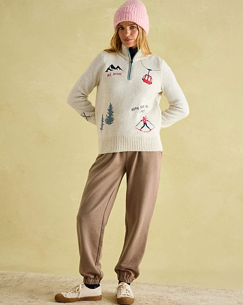 New In - Joules Quarter Zip Ski Jumper