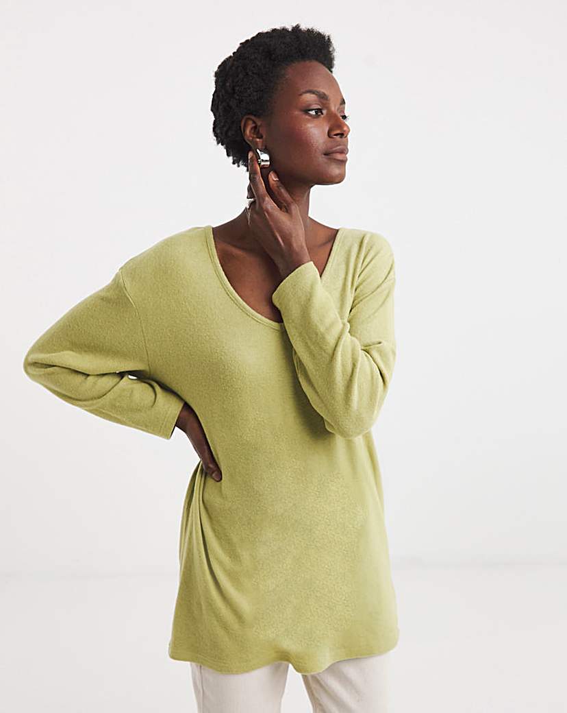 Soft Touch V Neck Longline