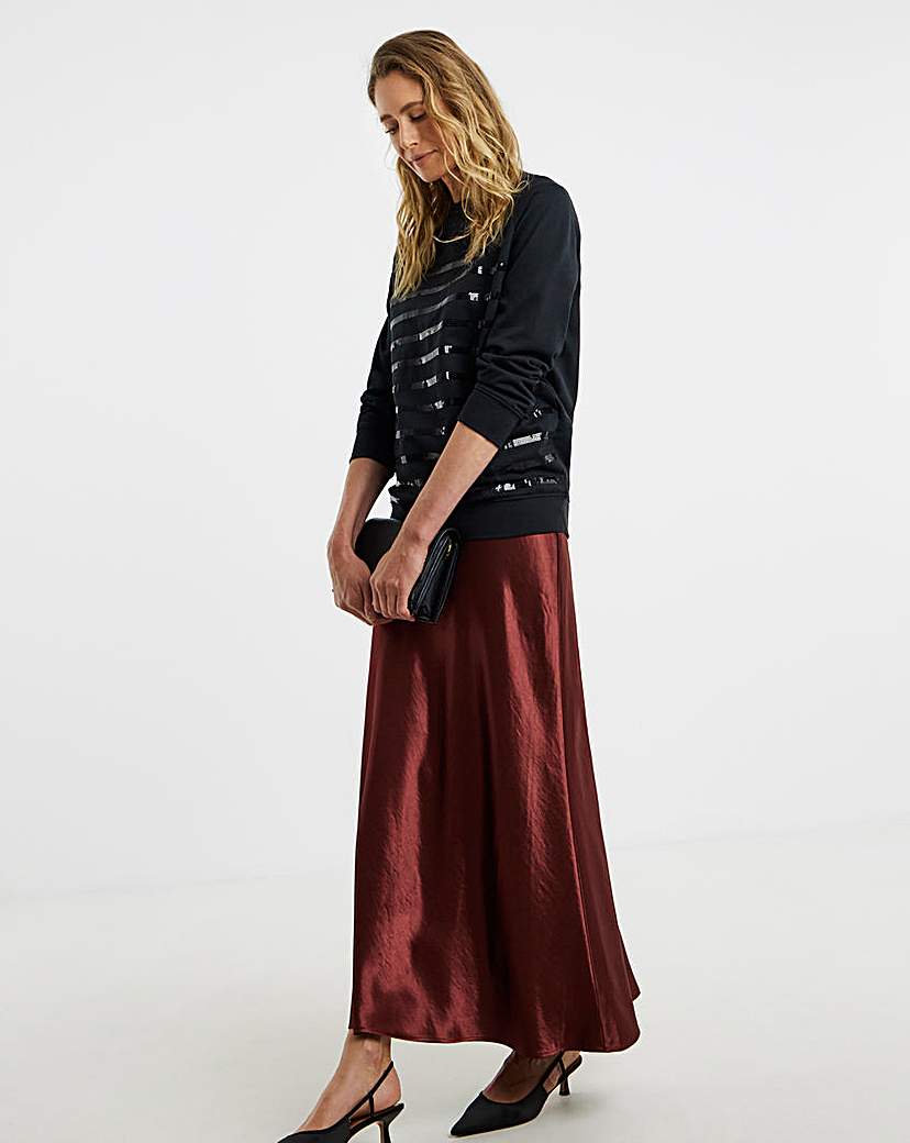New In - Sequin Stripe Sweatshirt