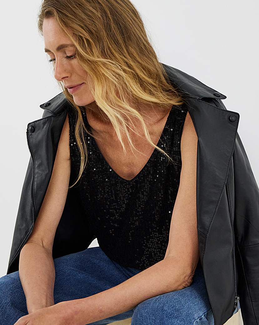 New In - Sequin Vest