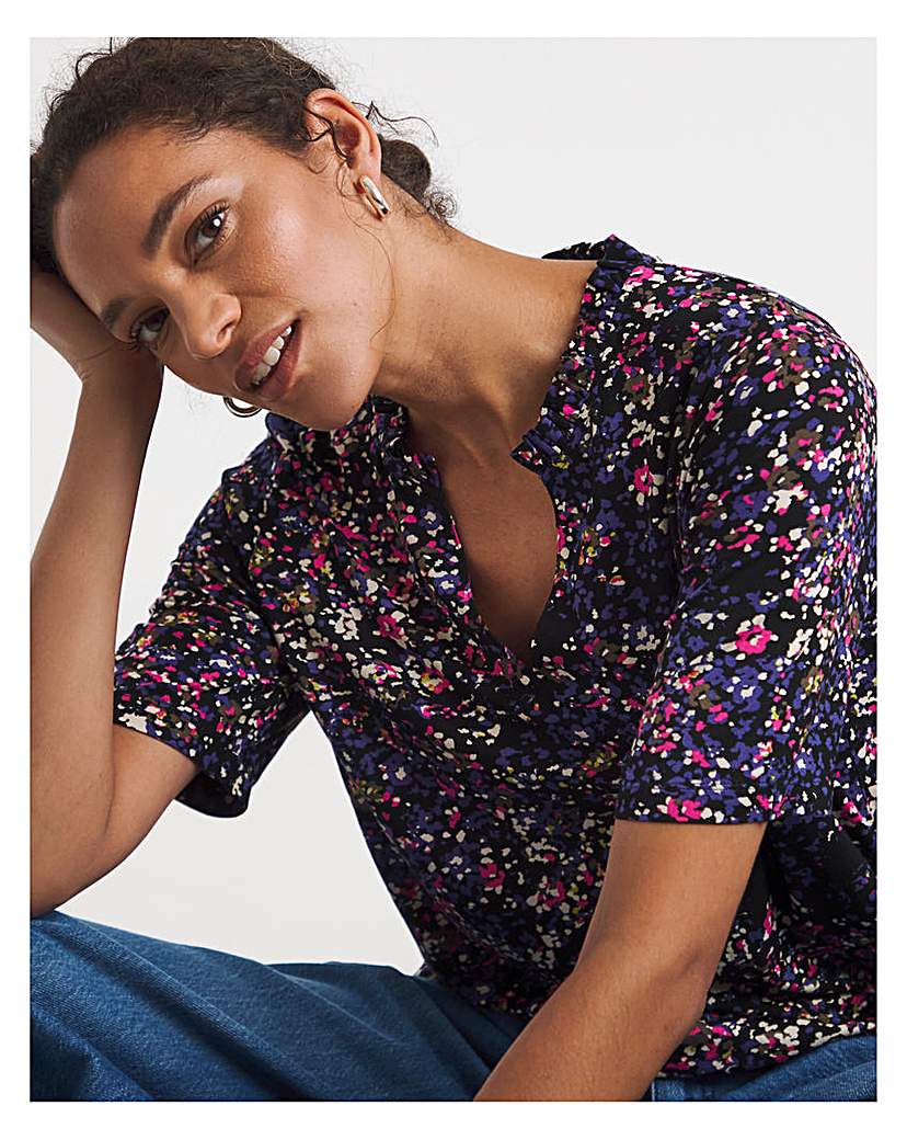 New In - Frill Neck Top