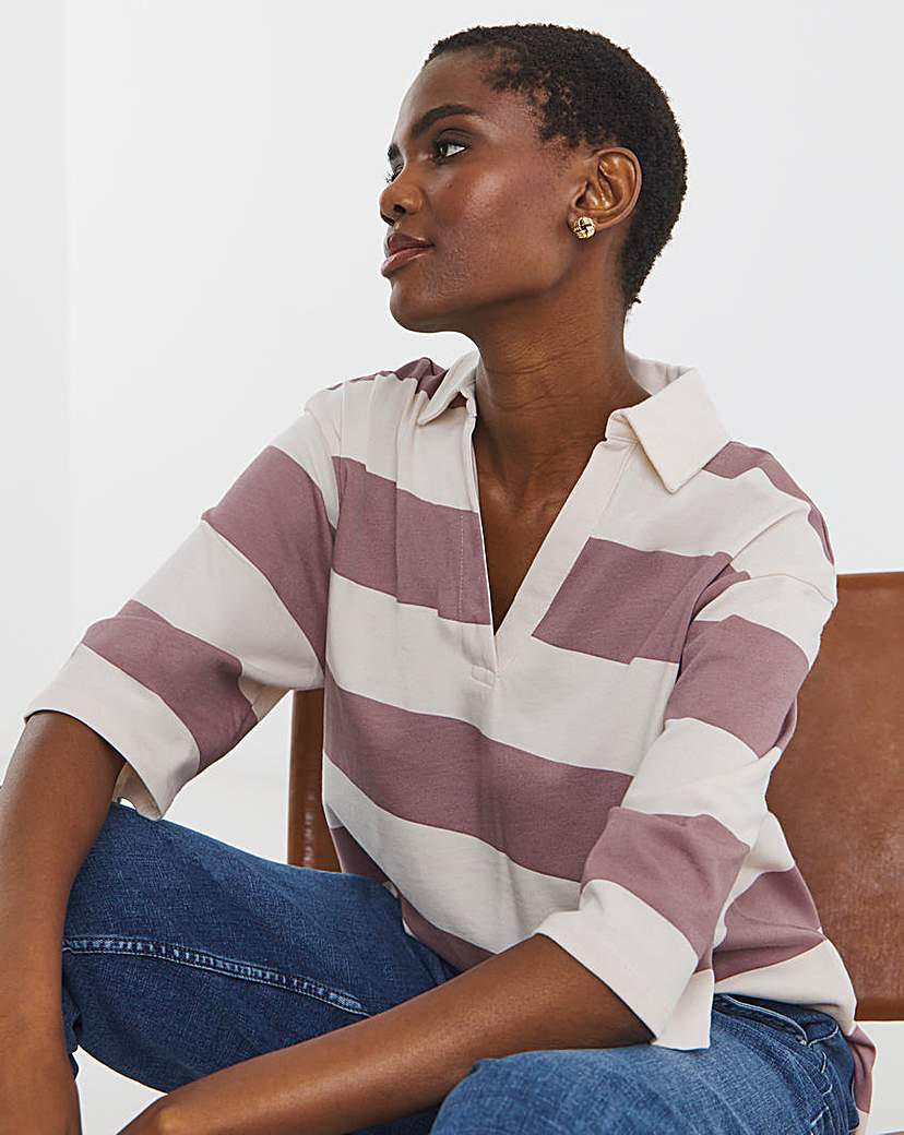 Rugby Collar Top
