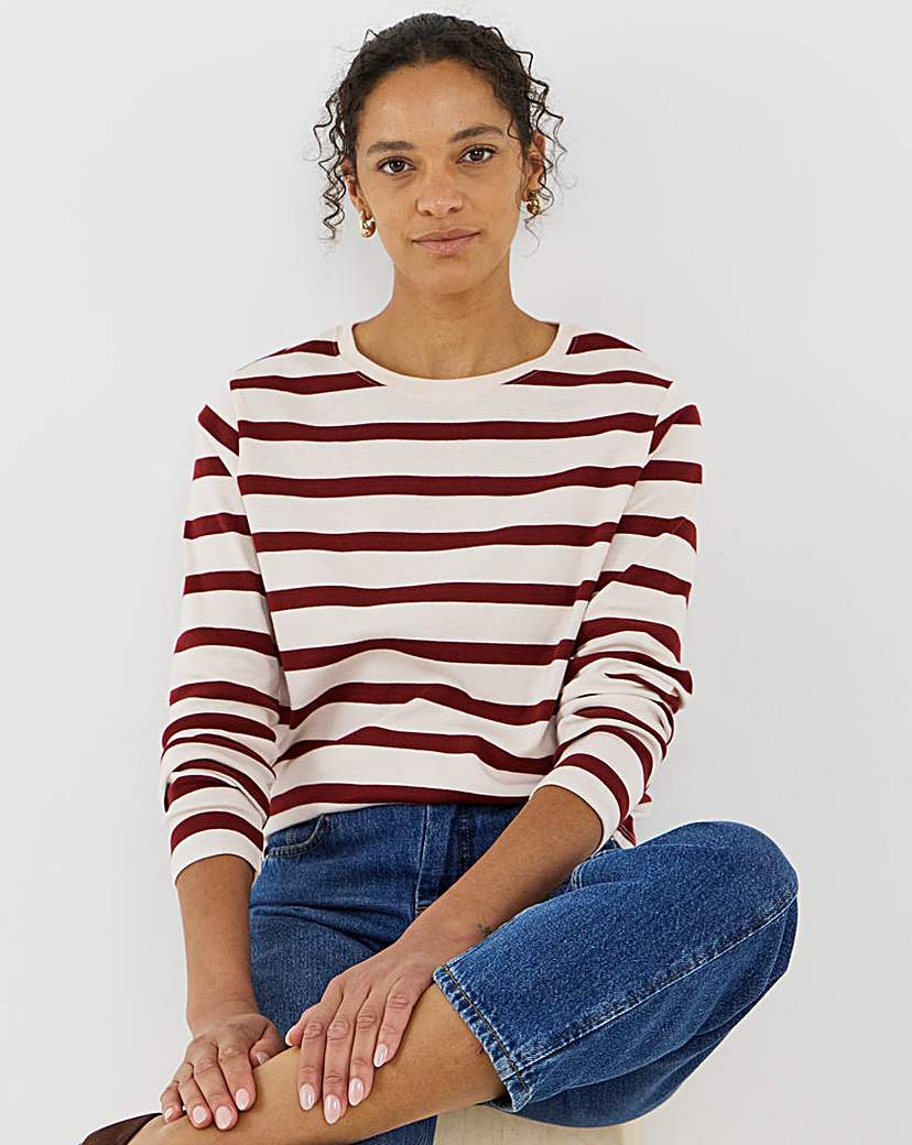 New In - THE CREW LONG SLEEVE T-SHIRT