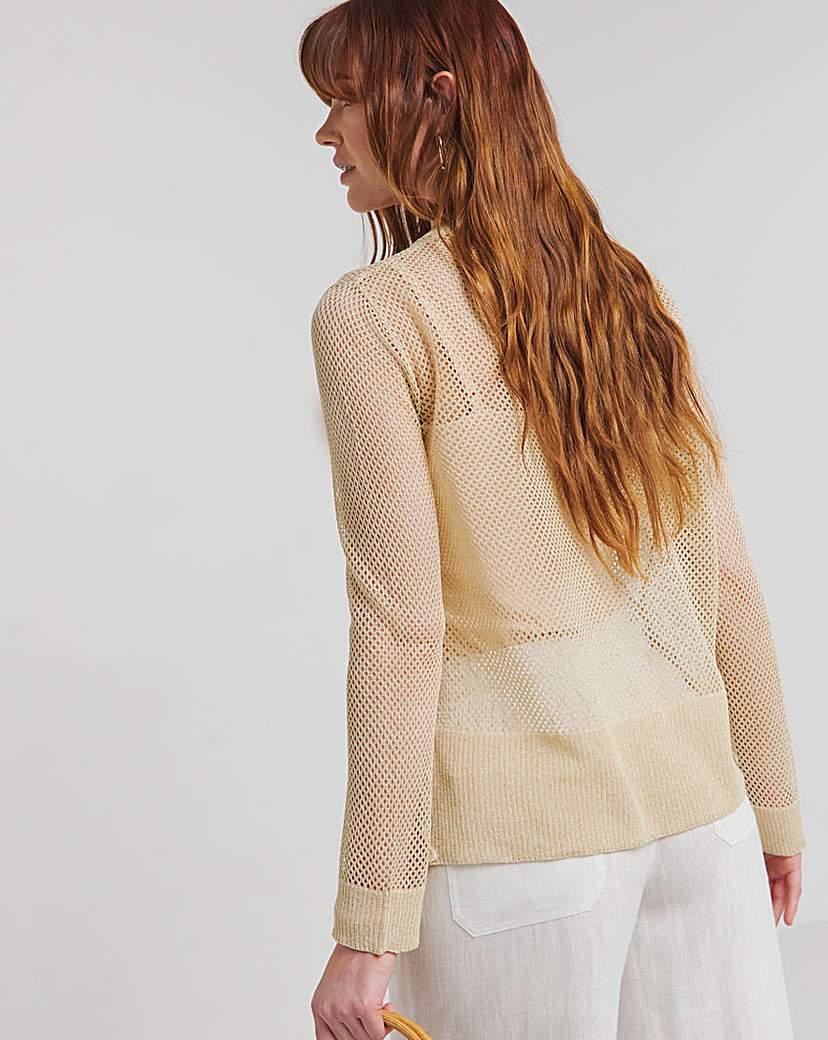 Glitter Hole Knit Jumper