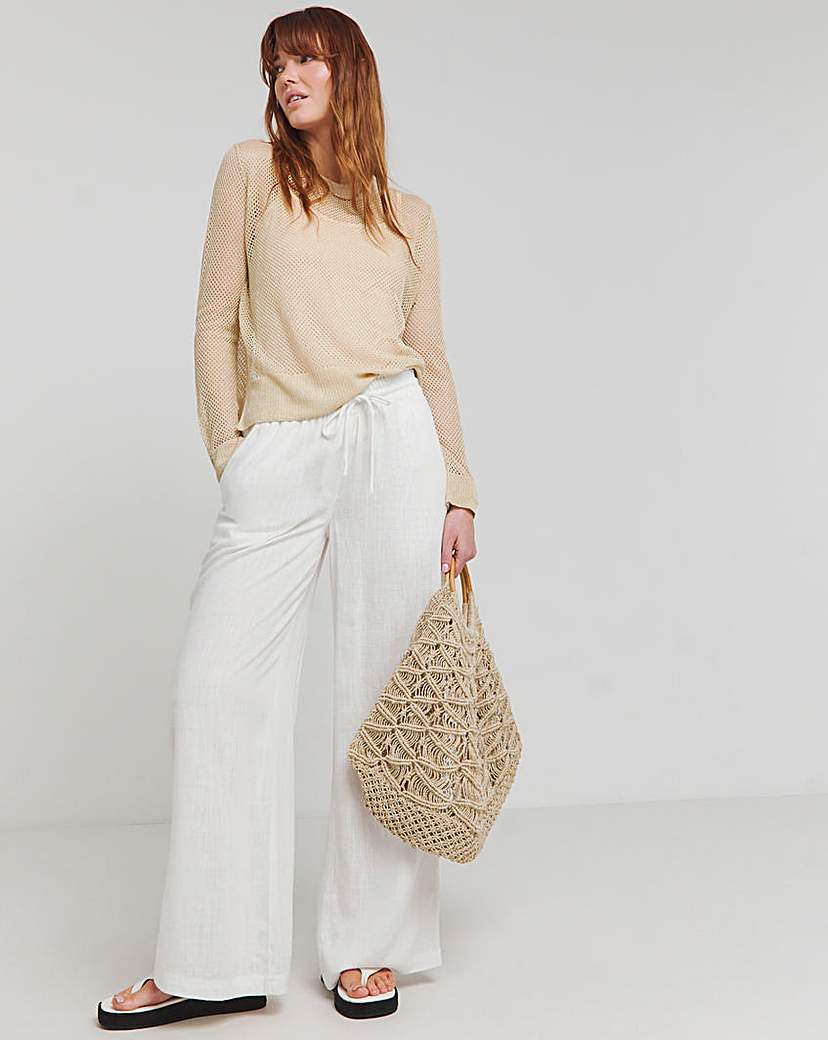 Glitter Hole Knit Jumper