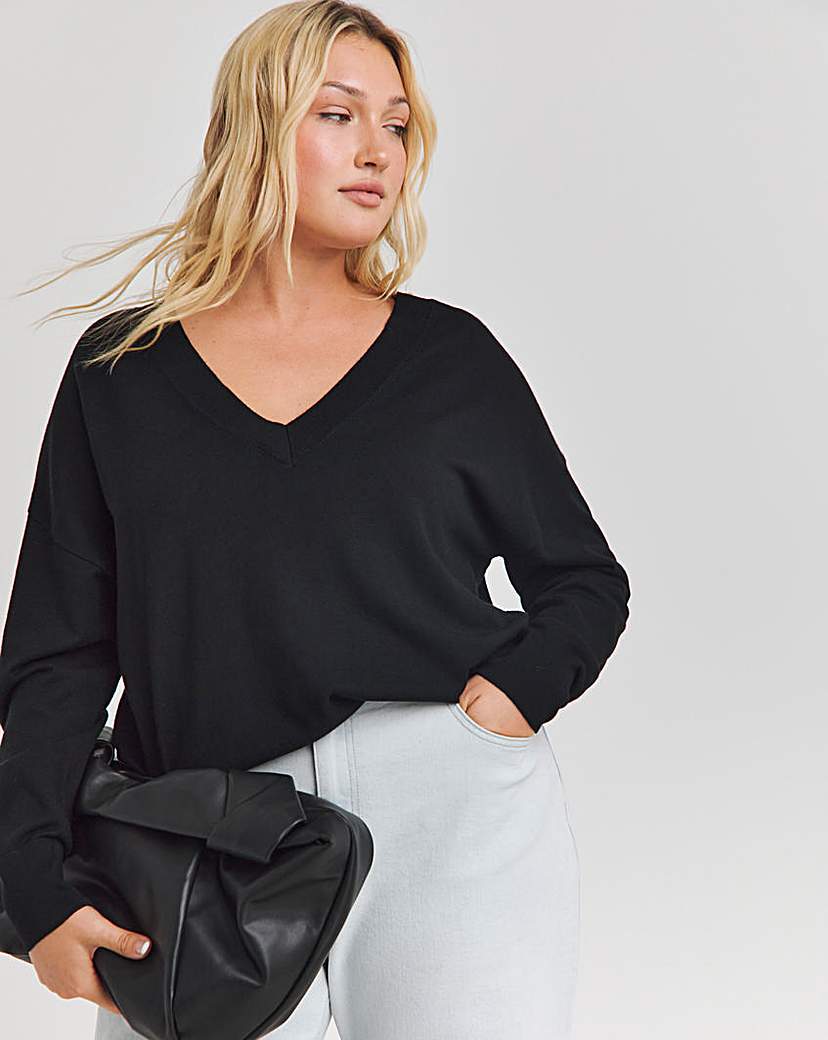 Slouchy V-Neck Tunic