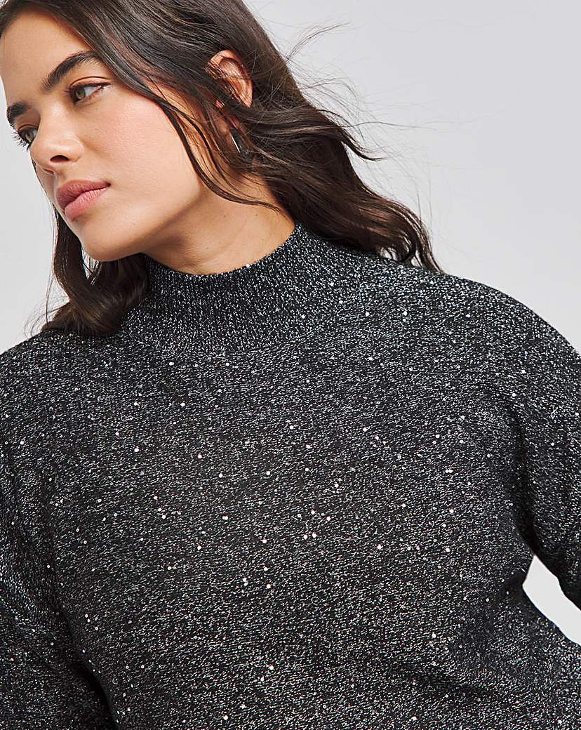 Black Sequin Jumper