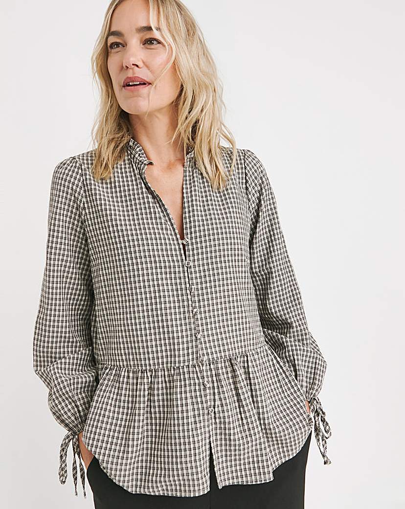 Smock Frill Detail Blouse