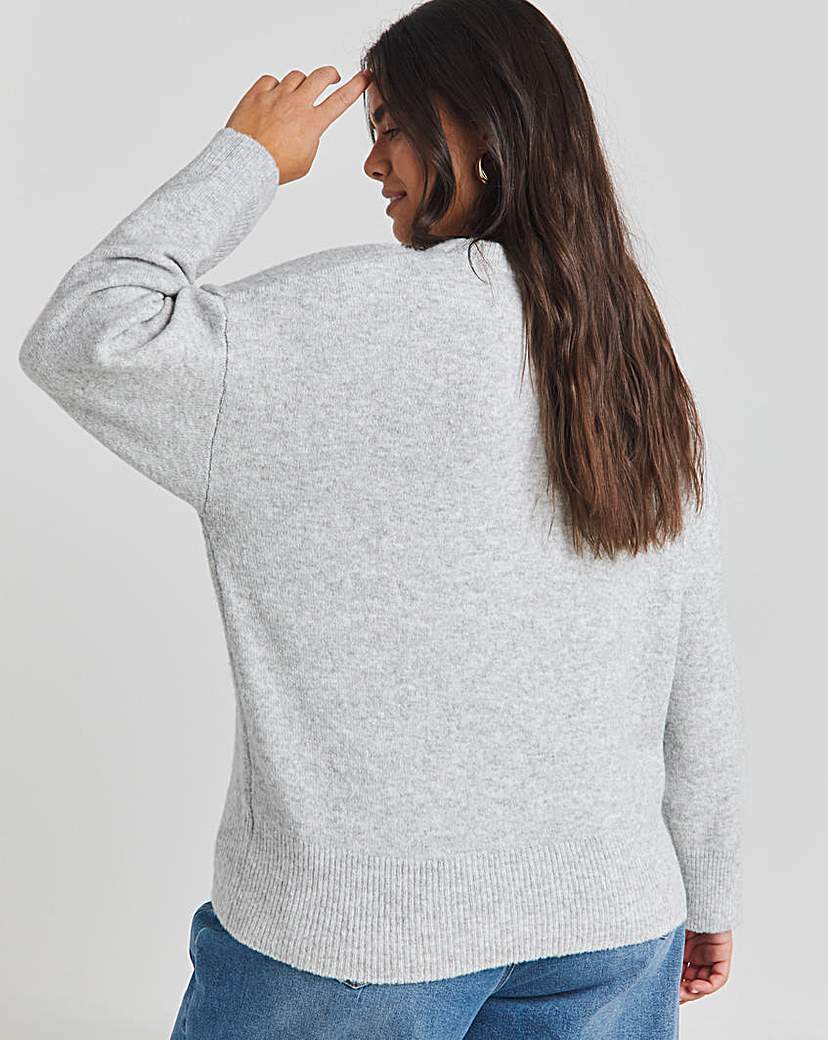 Paris Slogan Knitted Jumper